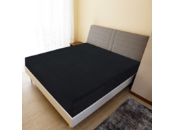 Vidaxl Lençóis Ajustáveis 2 Pcs 90x200 Cm Algodão Jersey Preto