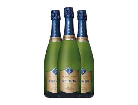 Espumante BESTHEIM Pinot Branco Brut Crémant d'Alsace (0.75 L - 3 Unidades)
