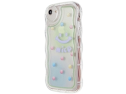 Capa De Tpu Macio Com Bordas Onduladas E Recorte Preciso Para Iphone 7/8 4,7 Polegadas/se (2020)/se (2020)