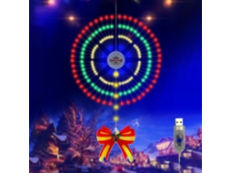 Rebe-luces De Navidad En Forma De Fuegos Artificiales Coloreadas Impermeables Ip65 Con 8 Modos De Iluminación