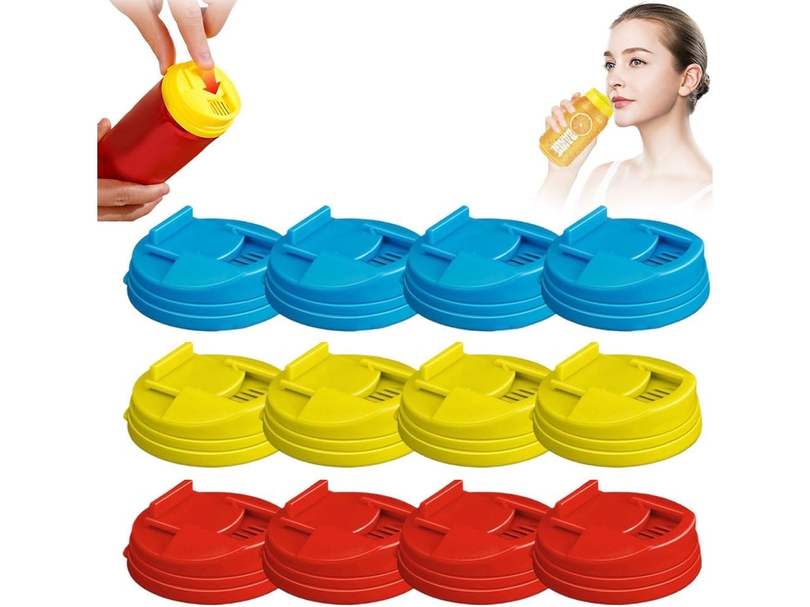 Tampas Para Latas De Refrigerante, Tampas Aprimoradas Para Latas De Refrigerante De Cola, Rolhas Plásticas Reutilizáveis Com Formato Redondo