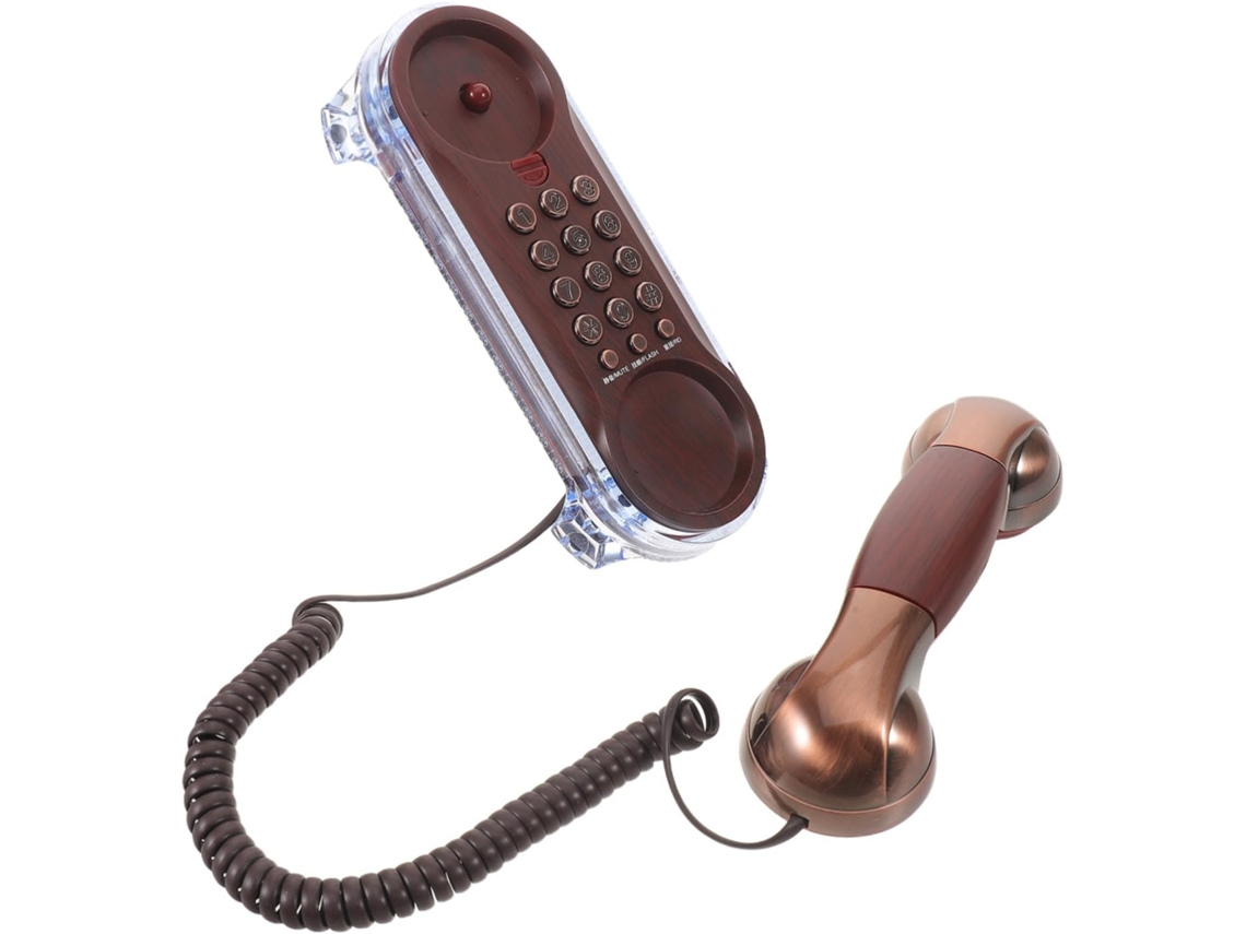 Telefone Antigo Com Fio E Botões, Para Parede E Mesa.
