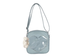Lurelia Bolsa De Ombro Unissex Grande Capacidade Casual Fashion Viagem Nylon Com Vários Bolsos Para Adolescentes Coreanos Preta