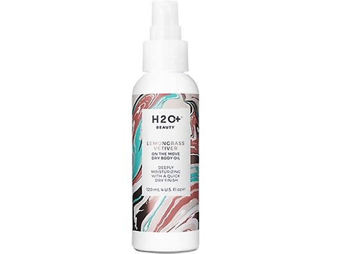 Óleo Corporal Seco H2o Plus Capim-limão E Vetiver On The Move 120 Ml