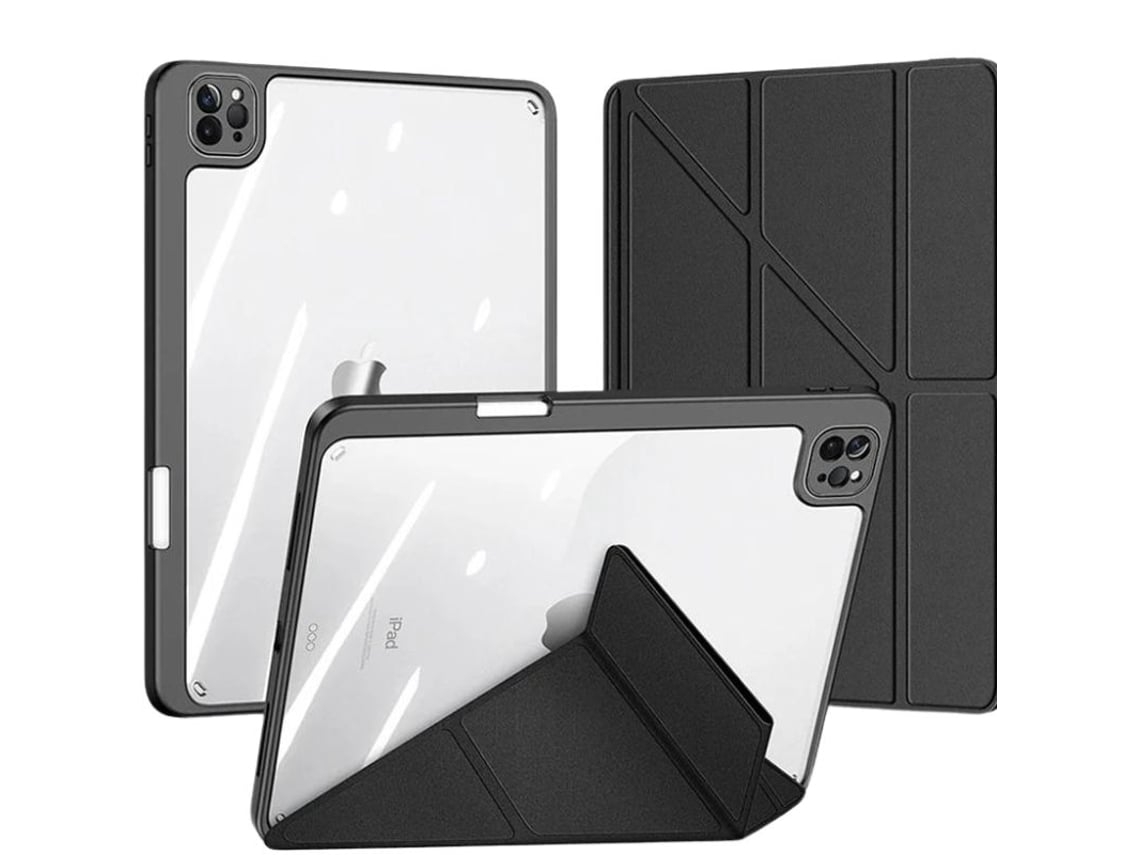Capa Crystal Folio Origami para Ipad 10.2 2021 9º Ger Preto