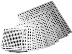 Ralo Quadrado De Aço Inoxidável Para Pia Chuveiro, Evitar Entupimentos (12,5 Cm)
