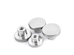 Porcas Serrilhadas De Cabeça Alta Em Aço Inoxidável 304 Para Aperto Manual Com Furo Cego Din466, M2, M2 5, M3, M4, M5