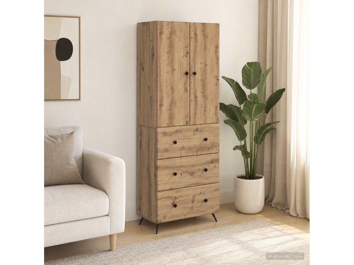 Vidaxl Conjunto De Gabinete 2 Unid. 66 X 34,5 X 90 Cm