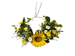 Laxiscreed Arranjo De Girassol Artificial Para Decoração Em Caixa 25x25x6 Cm