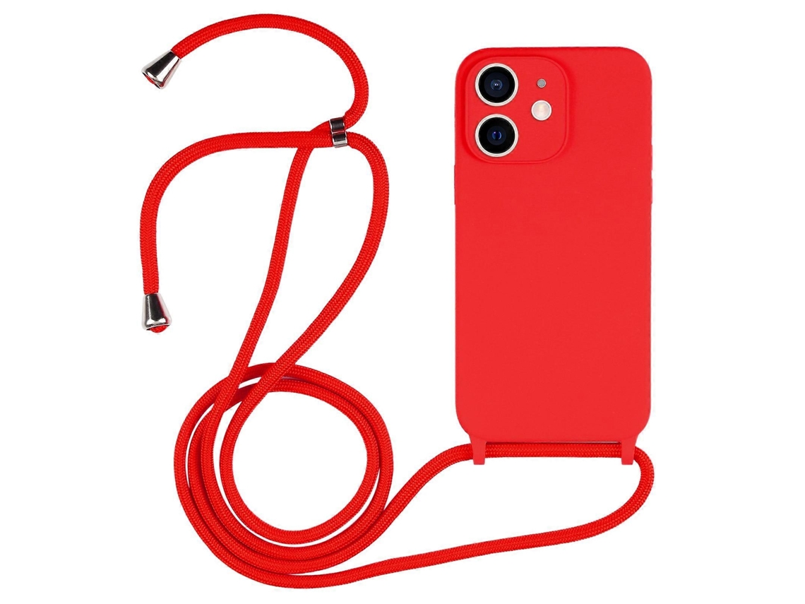 Capa De Cordão Transversal Líquida Para Iphone 12