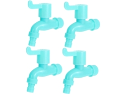 Conjunto De 4 Torneiras Multiuso Plástico Para Lavanderia, Esfregão,