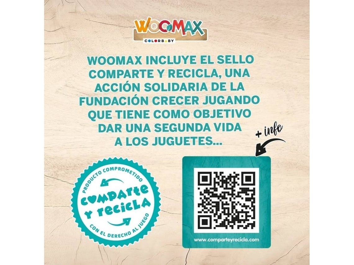 Caixas comida de madeira WOOMAX