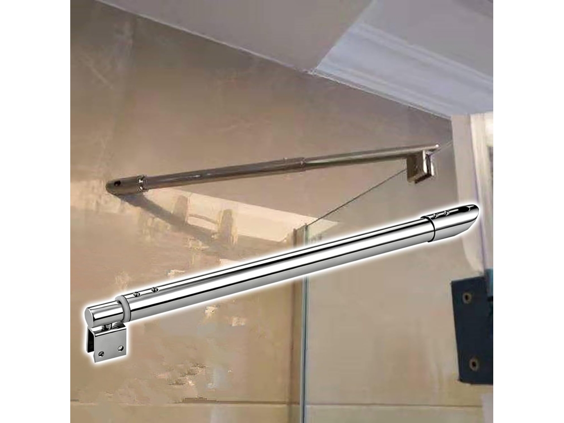 Barra De Suporte Ajustável Para Porta Box Vidro Com Espessura 6a 12mm, Braço De Suporte Aço Inoxidável, Estabilizador