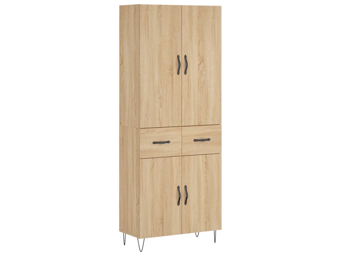 Highboard, Highboards Vidaxl Marrom Madeira Processada (n/a)