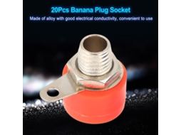 Conjunto De 20 Conectores Banana Laxiscreed Para Amplificadores E Alto-falantes Em Várias Cores