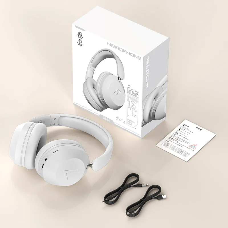 (cinza) Fones De Ouvido Bluetooth Para Música, Fones De Ouvido Sem Fio Supra-auriculares, Equipados Com Bateria De Alta Capacidade.