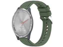Bracelete Garmin Vivomove 3s Silicone Textura Listrada de 18mm XIAOMOYU