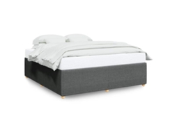 Bed Frame, Bed Frames Vidaxl Cinzeto Tecido (180 X 200 Cm)