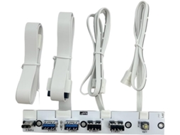 Painel Frontal Usb 3.0 Com Hub De E/s, 2 Portas + 2.0 1 Porta Type-c
