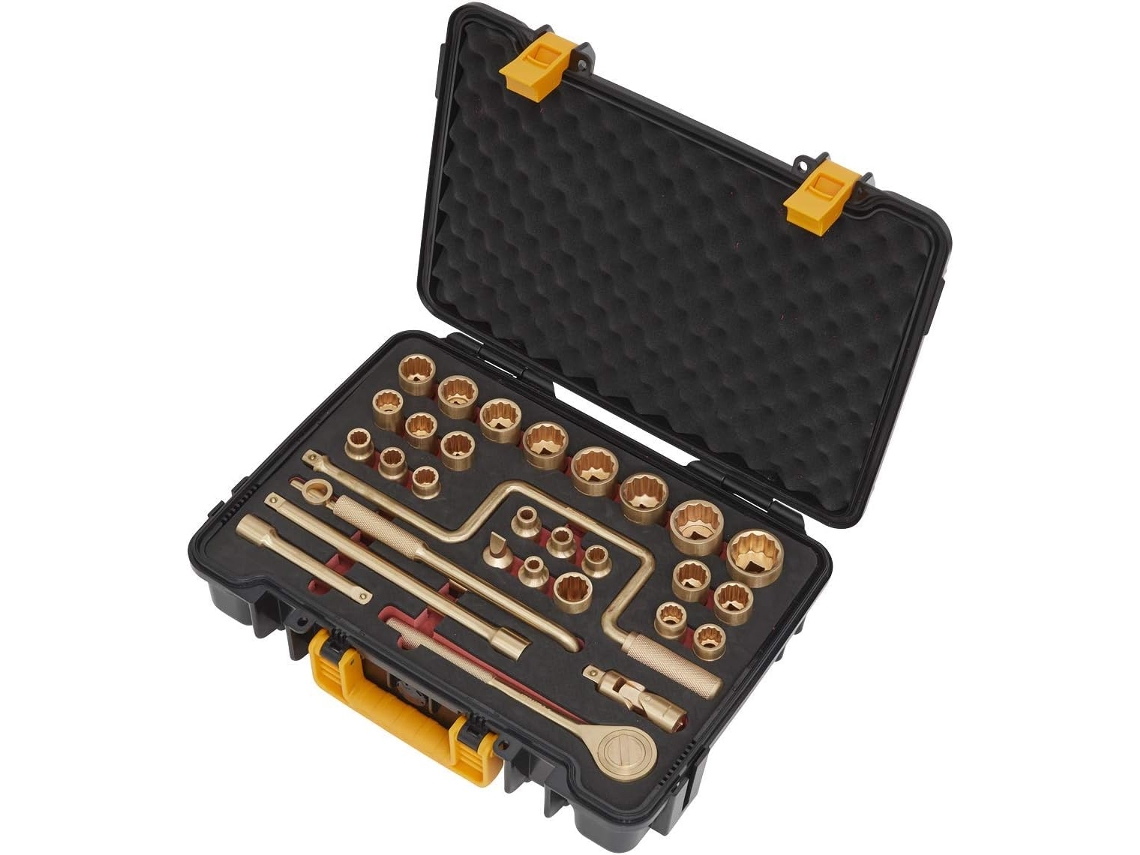 Ns039 Pacote Com 32 Soquetes Anti-faísca De 1,27 Cm²