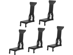 Pacote com 5 pinos pequenos de plástico para caixa registradora, pinos de metal, design compacto e leve para notas.