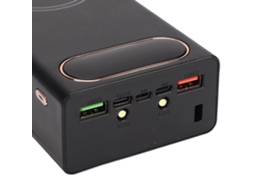 Aetheria caixa de Bateria 16x18650 Power Bank Diy Carregamento Rápido Qc 22.5w e Sem Fio 15w