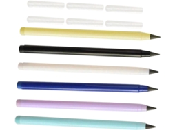 6 Pièces Crayons Éternels Crayons Sans Mine Ergonomiques Pour Dessin