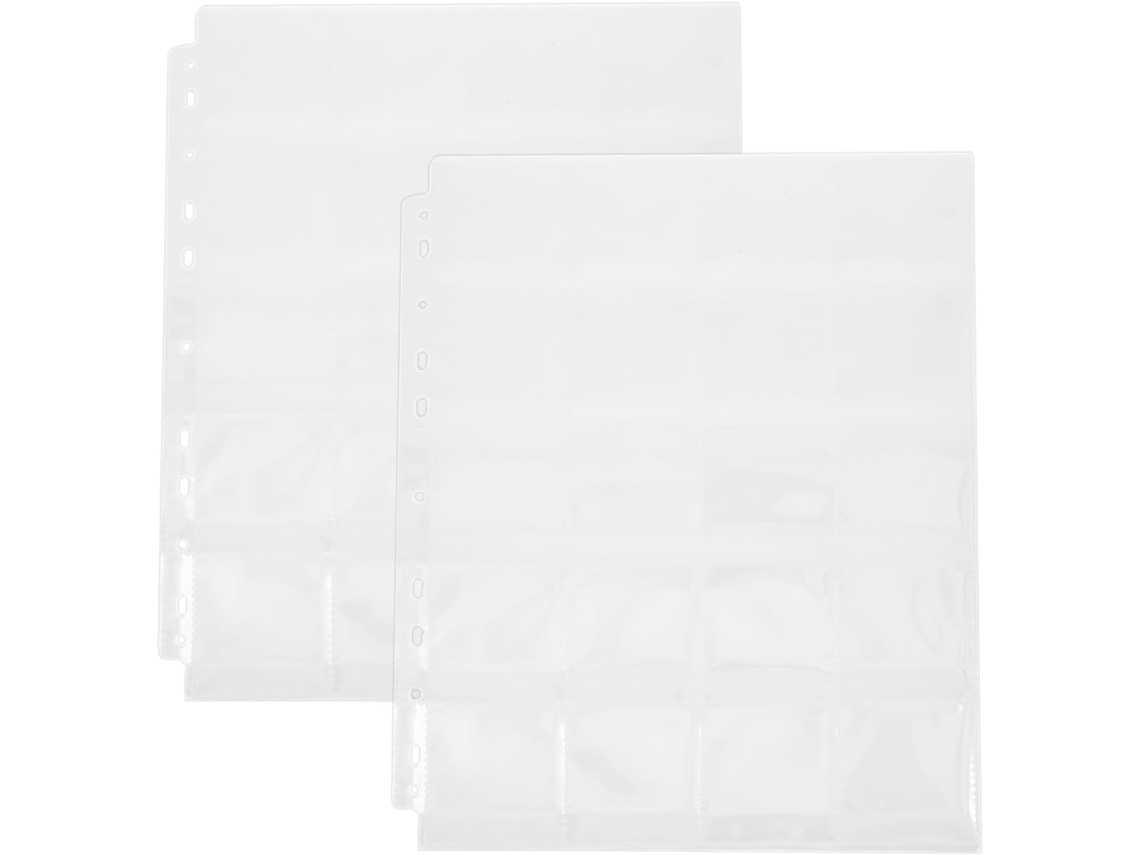 Hemobllo Pochettes De Film Négatif Sans Acide 30 Peças Em Pvc Transparente 7 Bandes Par Feuille Para Rangement