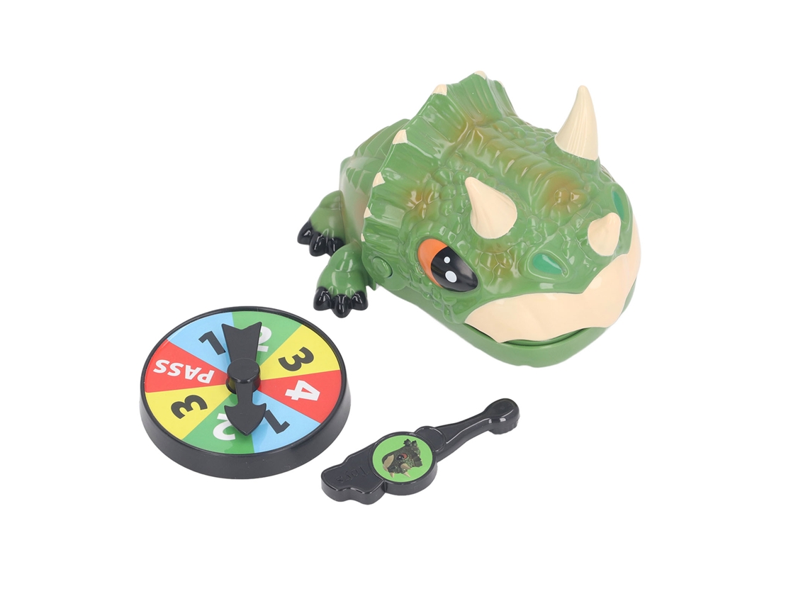 Primerox brinquedo de Morder Dedo Dinossauro Interativo Jogo Engraçado para Crianças Verde