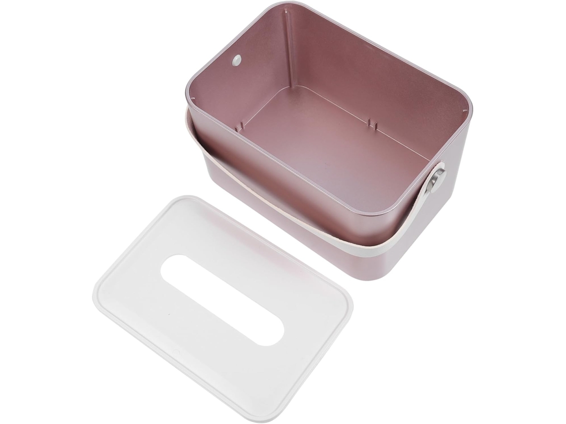 Caixa De Lenços De Papel Multifuncional E Compacta Com Alça, Dispensador Prático Para