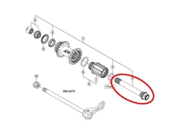 Shimano Hub Axle 3th98020 Fh-m788