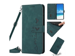 Capa De Couro Sintético Com Estampa De Coração E Toque Suave Para Samsung Galaxy S23 Ultra 5g Com Cordão.