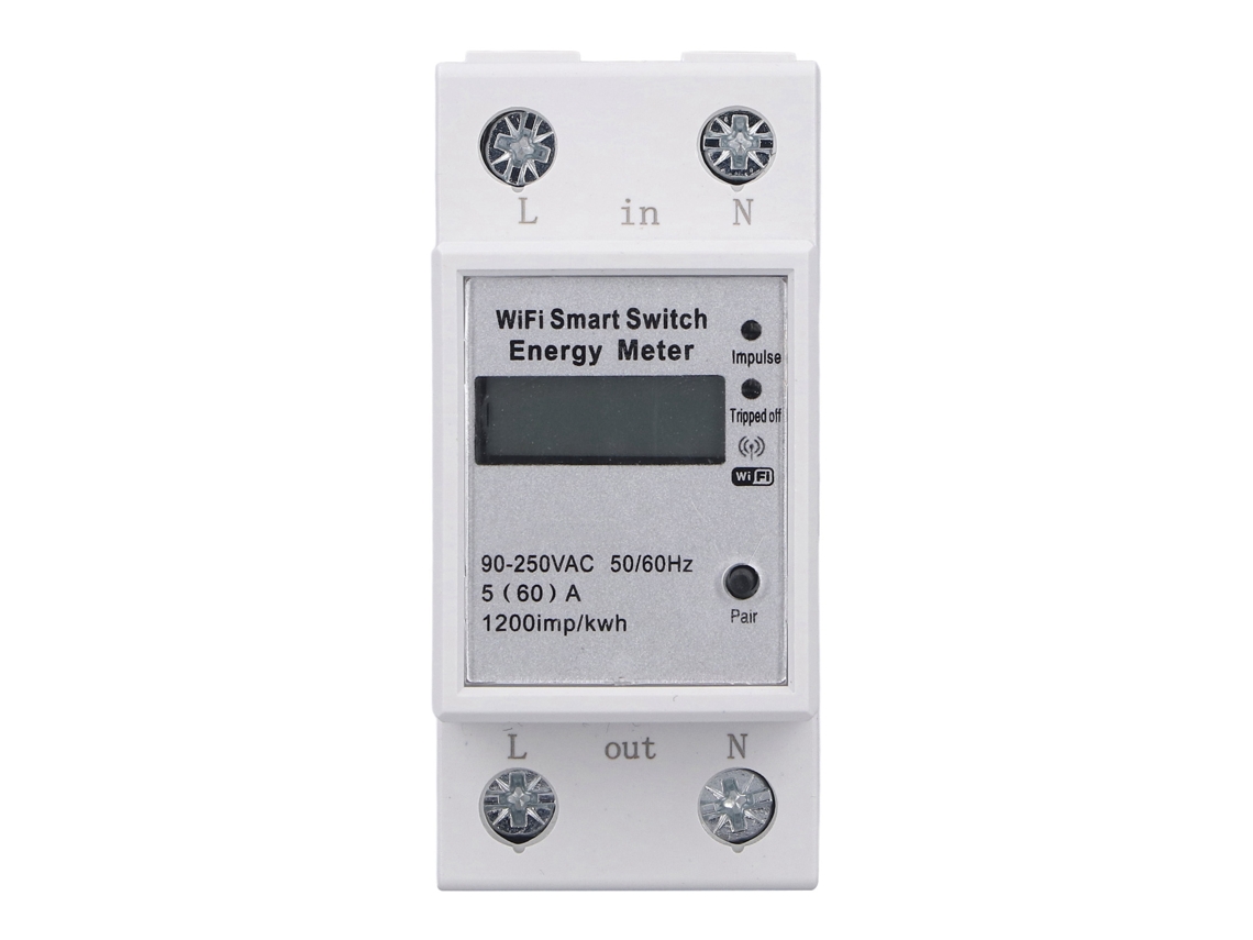 Laxiscreed Medidor De Energia Inteligente Wi-fi Com Display Lcd Compatível Com Tuya