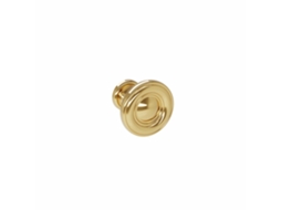 Puxador para Móvel Diâmetro 25mm em Zamac Banhado a Ouro Conjunto de 6 HARDWAREXCHANGE