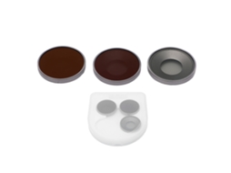 3pcs Lens Filter Set Optical Glass Cpl Nd8 Nd16 Filter For Dji Action3 Drone Lens Protective Replacement LAXISCREED
