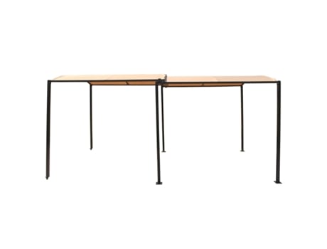Pérgola Deslizante Extensível E Garagem 9m² Até 16m² Cinza E Bege Icaria Concept U