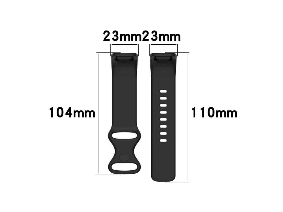 Cinto de Relógio de Silicone LAXISCREED para Fitbit Charge5