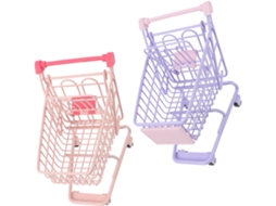 Conjunto de 2 Mini Carrinhos de Supermercado CHABERLU