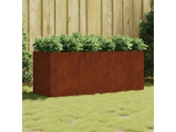 Vidaxl Canteiro Elevado De Jardim 200x80x80 Cm Aço Corten