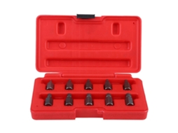 Conjunto De 10 Extraidores De Parafusos Para Remover Parafusos Oxidados E Danificados, Extraidores De Pinos De 3.2-10.3mm