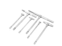 Conjunto De 6 Peças Medidor Telescópico, Medidor De Diâmetro Interno Ajustável 8 A 150 Mm, Medidor Telescópico Com Cabeça Quadrada E Ranhura Em T