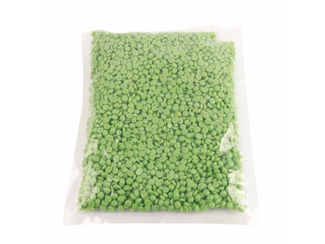 2026 Liddy 500g Pérolas de Cera Depilatória Indolor para Mulheres, Chá Verde com Aquecedor de Cera