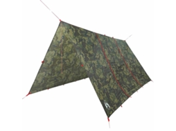 Camping Tarp, Camping Tarps Vidaxl Verde Poliéster (451 X 420 Cm)