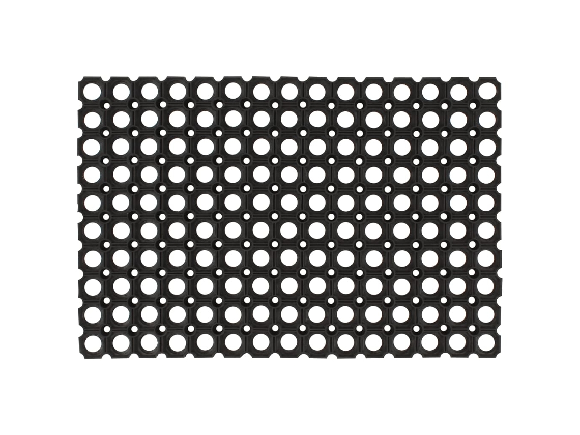 Vidaxl 5 Pcs Tapetes De Borracha 16 Mm 40x60 Cm