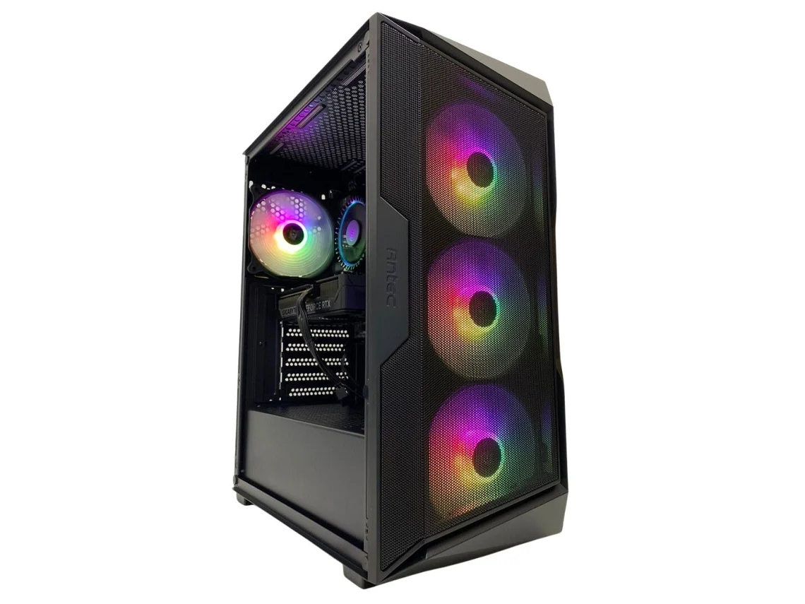 PC Gaming TECNOWAKE Wakedragon com Intel Core I5 12400f, RTX 5060 8GB, 32GB RAM, 1TB SSD, RGB, Wi-Fi | TECNOWAKE