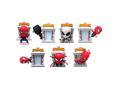 Caixa De Herois Da Torre Do Homem Aranha Da Marvel Com Surpresa Variadas Figuras Yume Toys