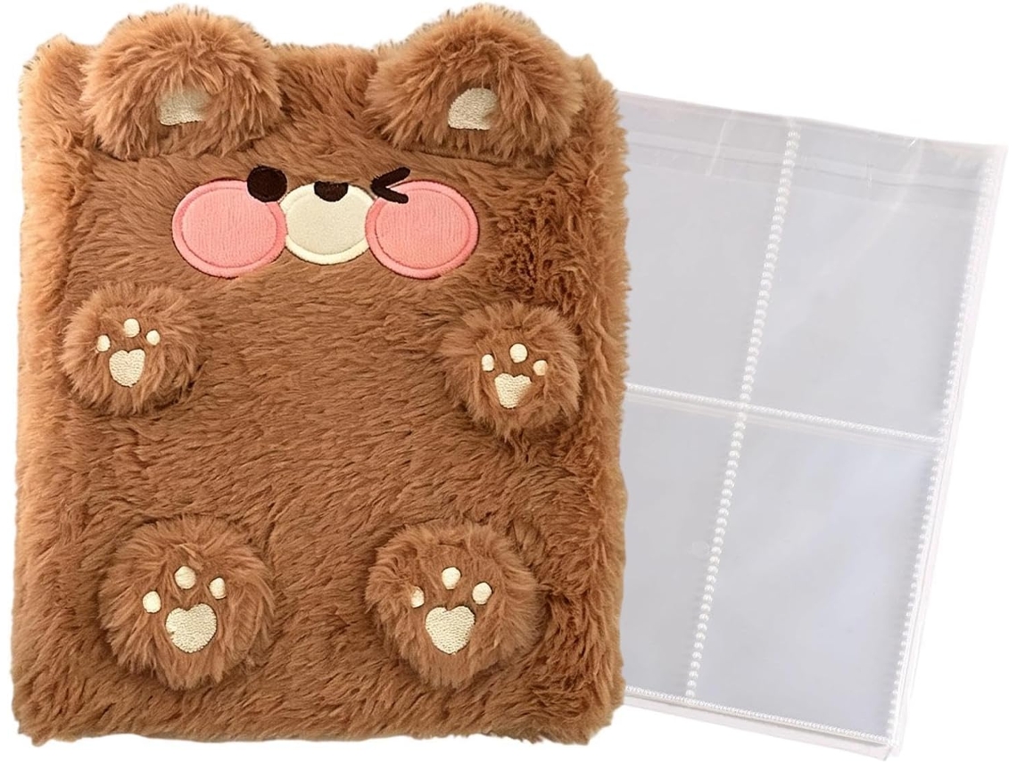 Álbum De Fotos À Coleção A6 - Cartes Photo - Classeur Pour Photos - En Peluche - Animal Mignon - Portátil