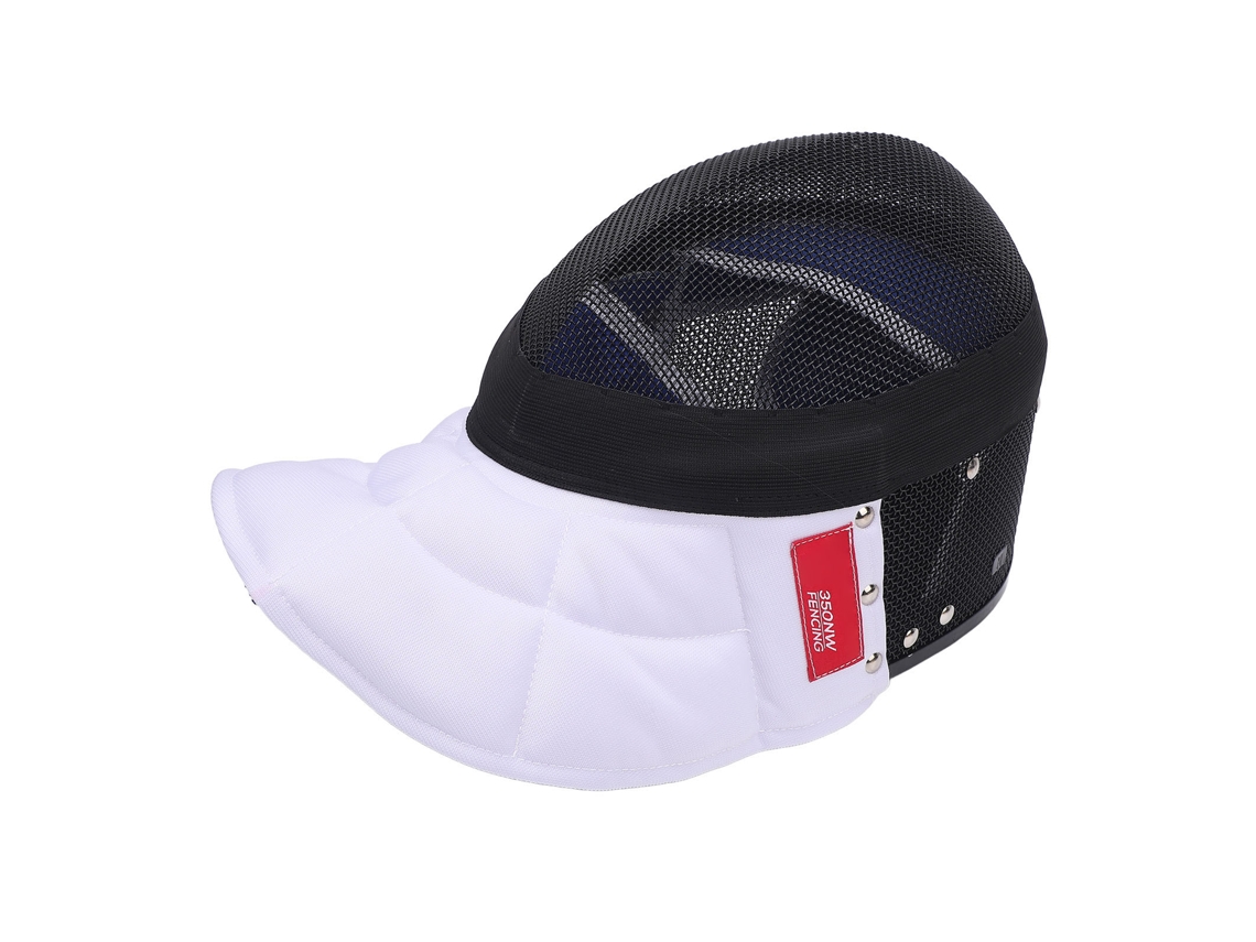 Capacete De Esgrima Laxiscreed Carbono Aço Ce 350n Para Treino E Competição