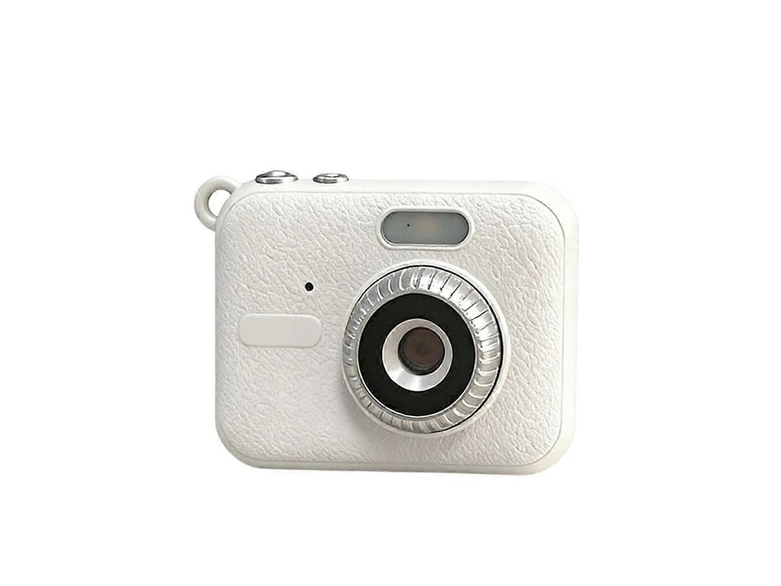 Mini Câmara Digital Portátil Com Ecrã Ips De 0,96 Polegadas E Gravação De Vídeo 1080p, Branca