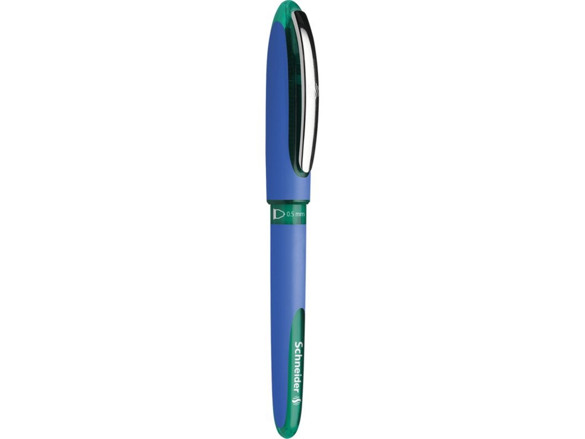 Caneta esferográfica cilíndrica SCHNEIDER Schreibgeräte One Hybrid C verde 10 peças
